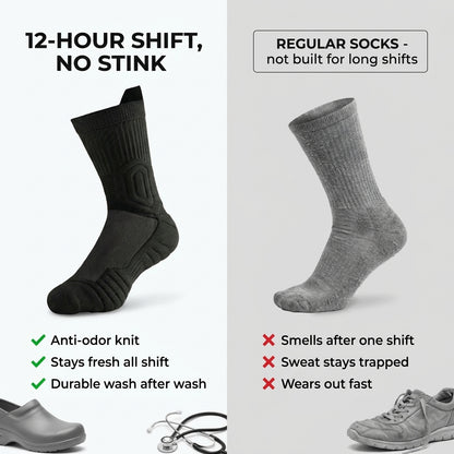 12-Hour Cushioned Work Socks