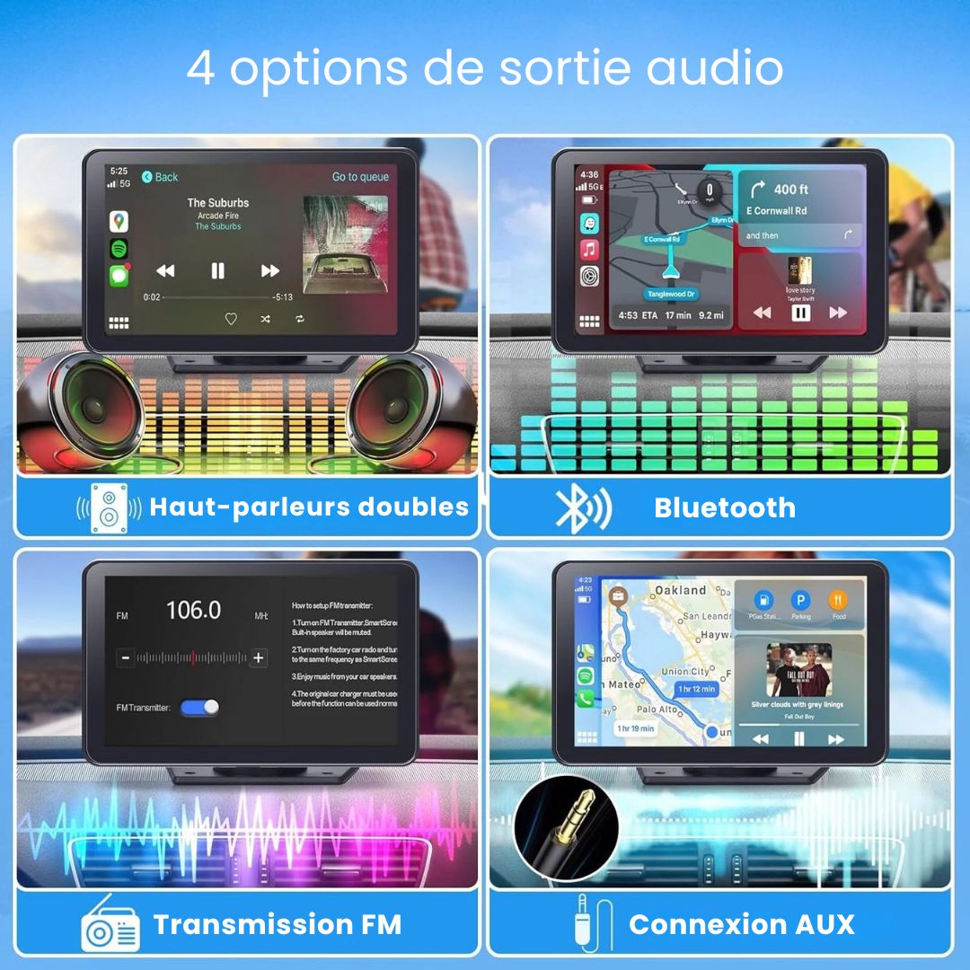 CarPlay sans fil avec caméra de recul