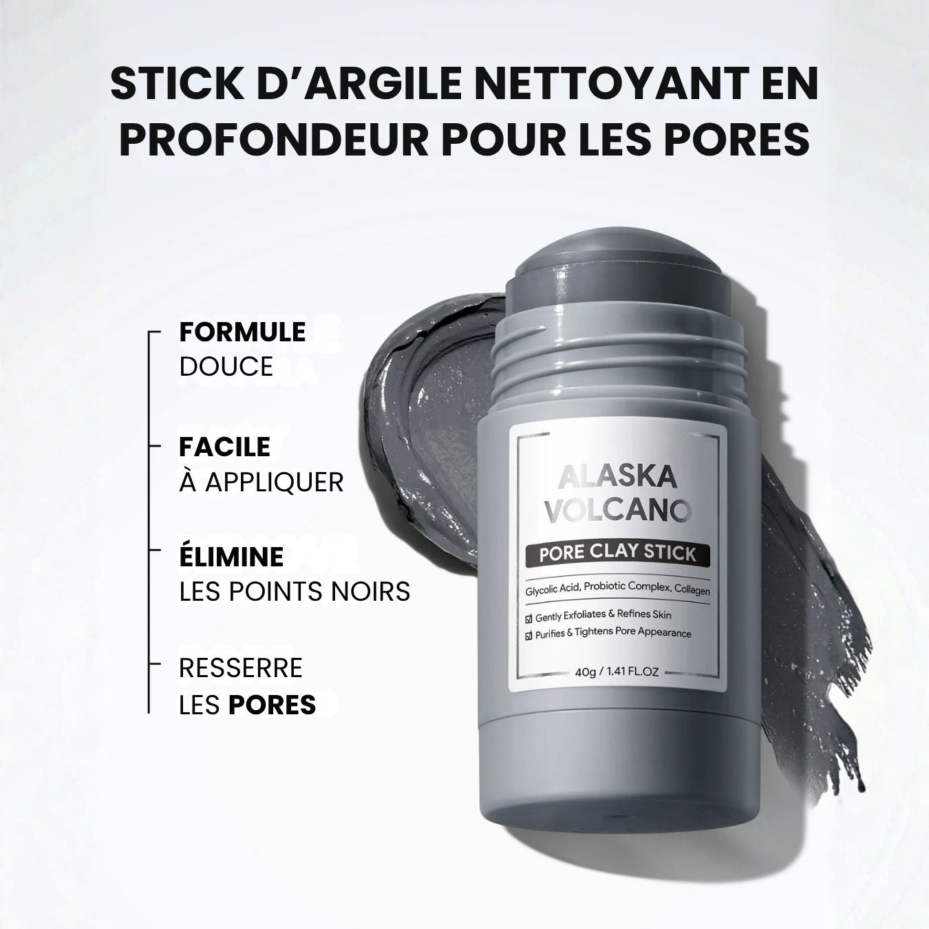 Masque Stick Charbon & Volcan
