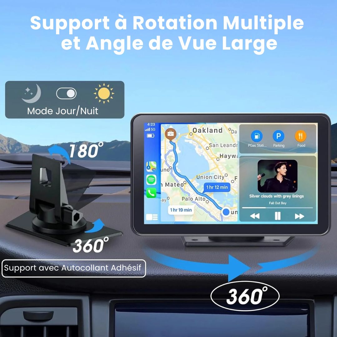 CarPlay sans fil avec caméra de recul